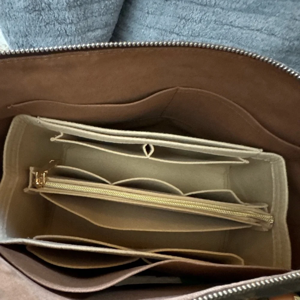 Louis Vuitton Dark Brown Monogram Tote - Picture 2 of 2